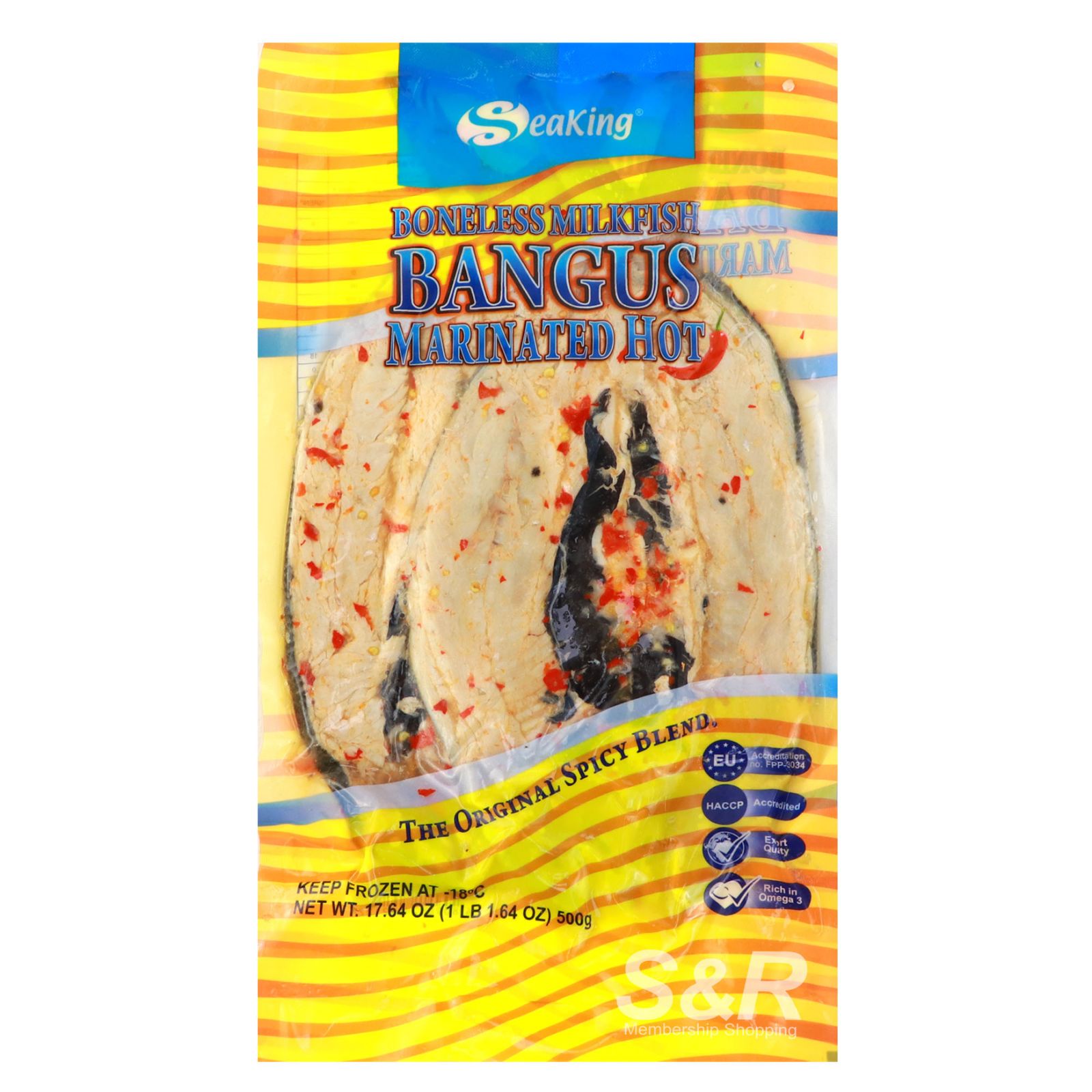 Seaking Boneless Milkfish Marinated Hot 500g Seaking Boneless Milkfish Marinated Hot 500g